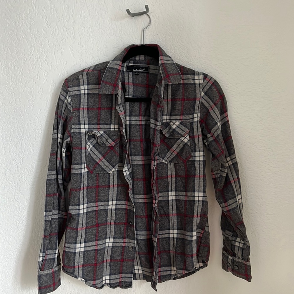 Coastal Flannel Button Down - Small